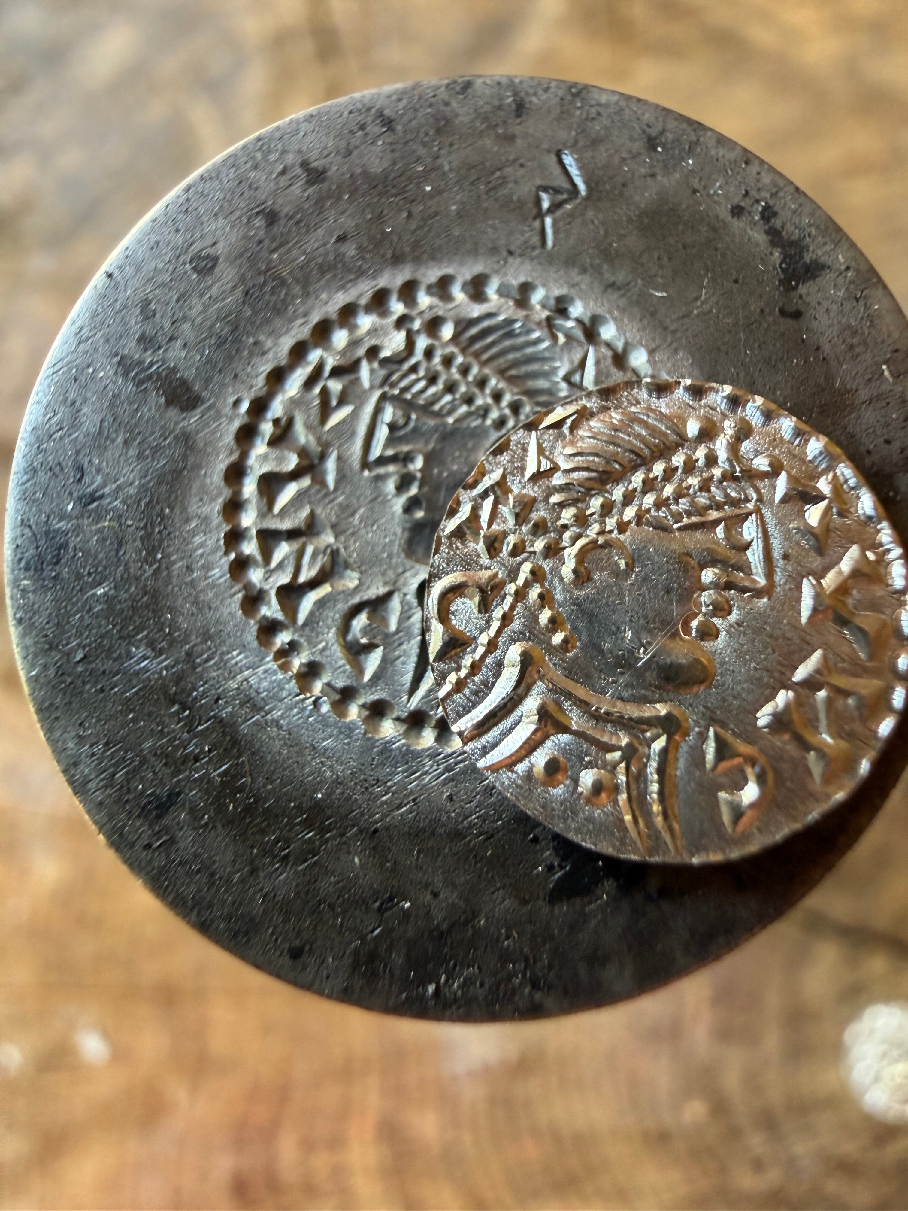 Anglo Saxon Sceat - PADA Type III - Hammered Reproduction
