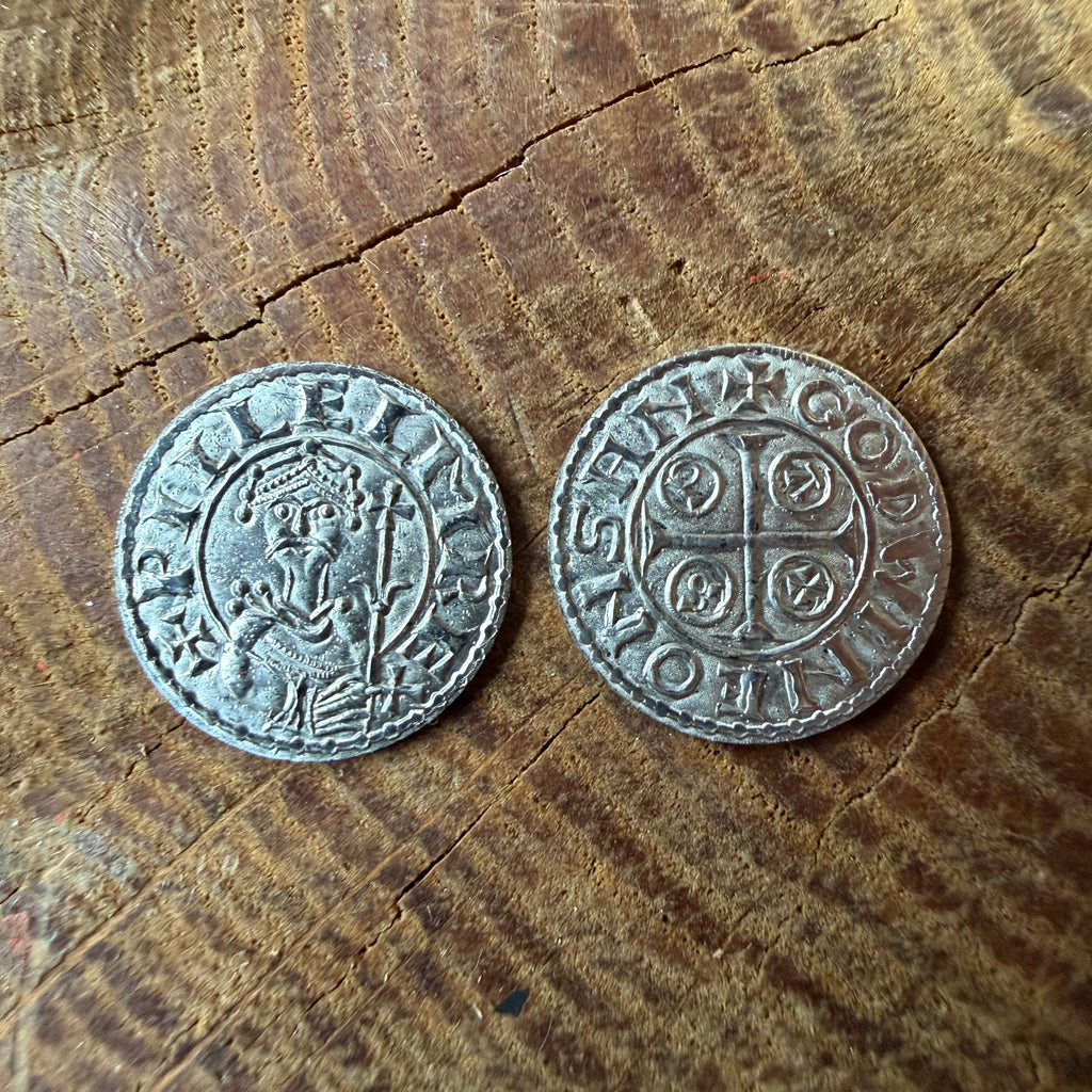 William I PAXS Penny - Hammered Reproduction