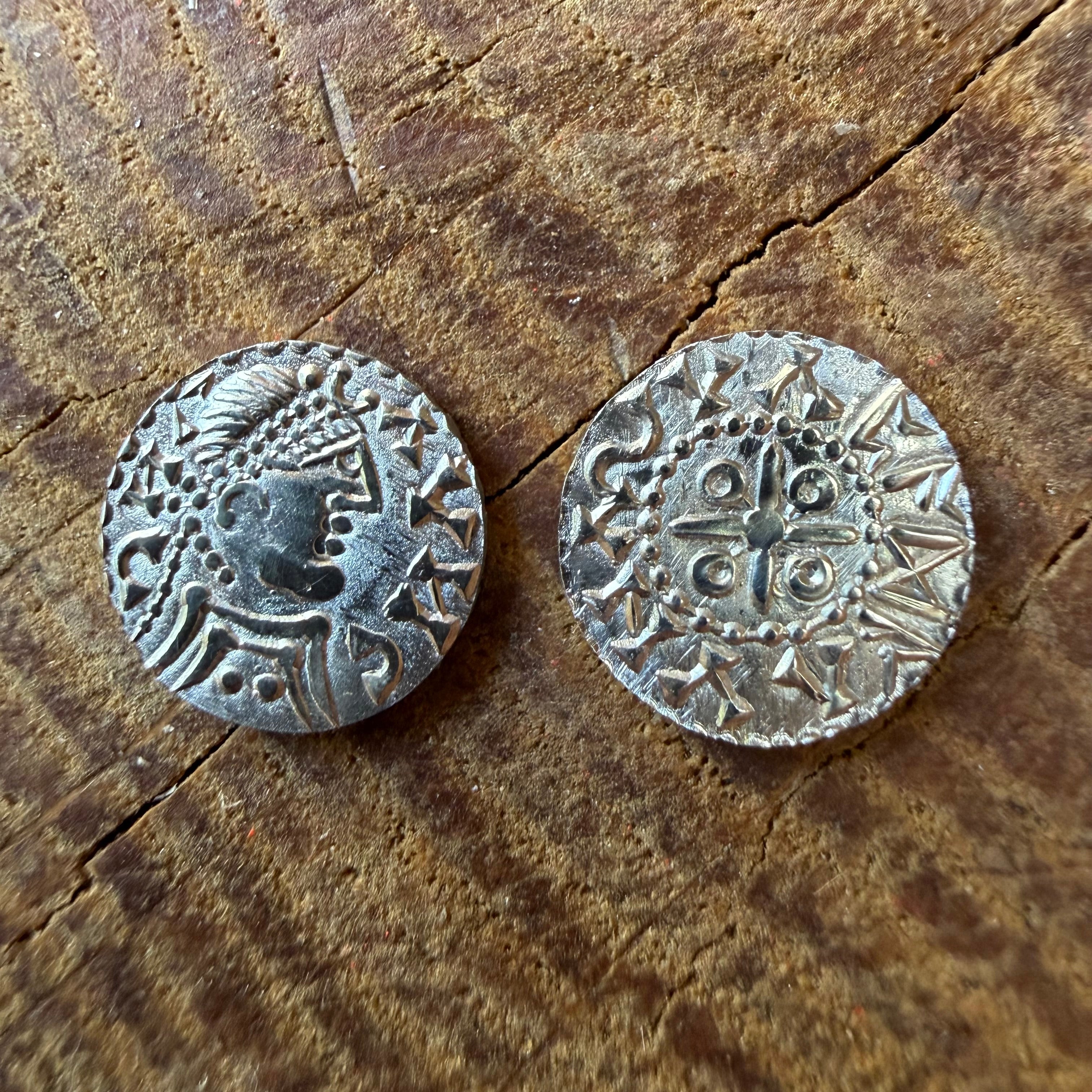 Anglo Saxon Sceat - PADA Type III - Hammered Reproduction