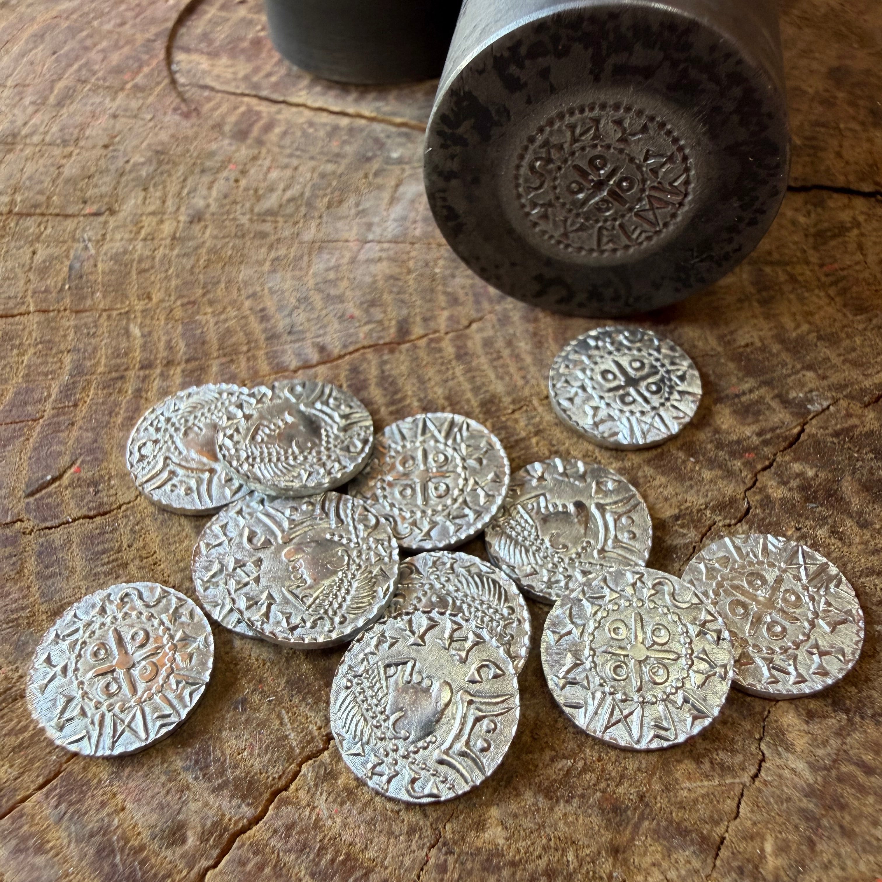 Anglo Saxon Sceat - PADA Type III - Hammered Reproduction