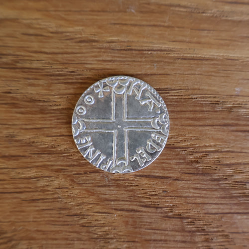 Aethelred II 'the unready' Long Cross Penny - Hammered Reproduction - Fine Silver