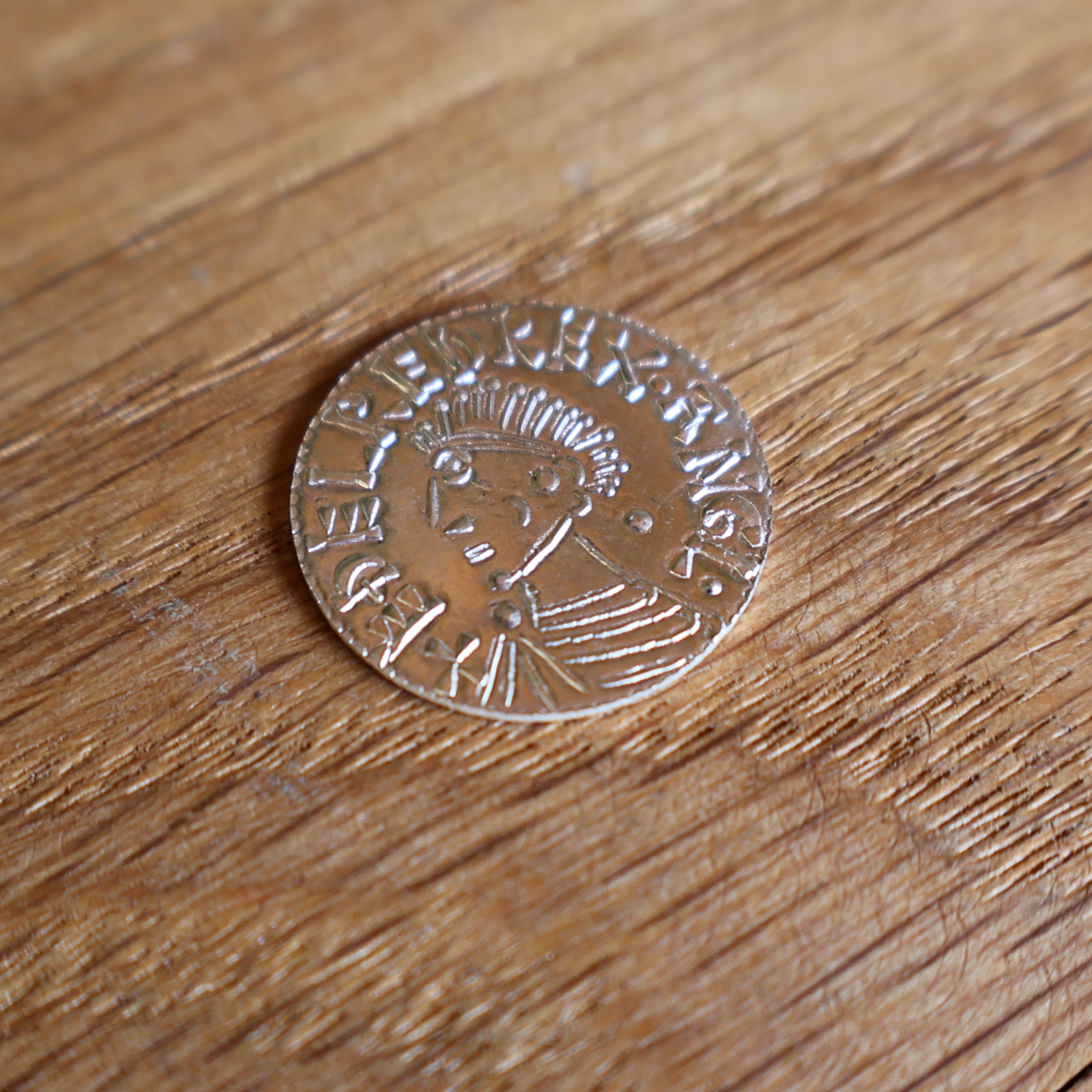 Aethelred II 'the unready' Long Cross Penny - Hammered Reproduction - Fine Silver