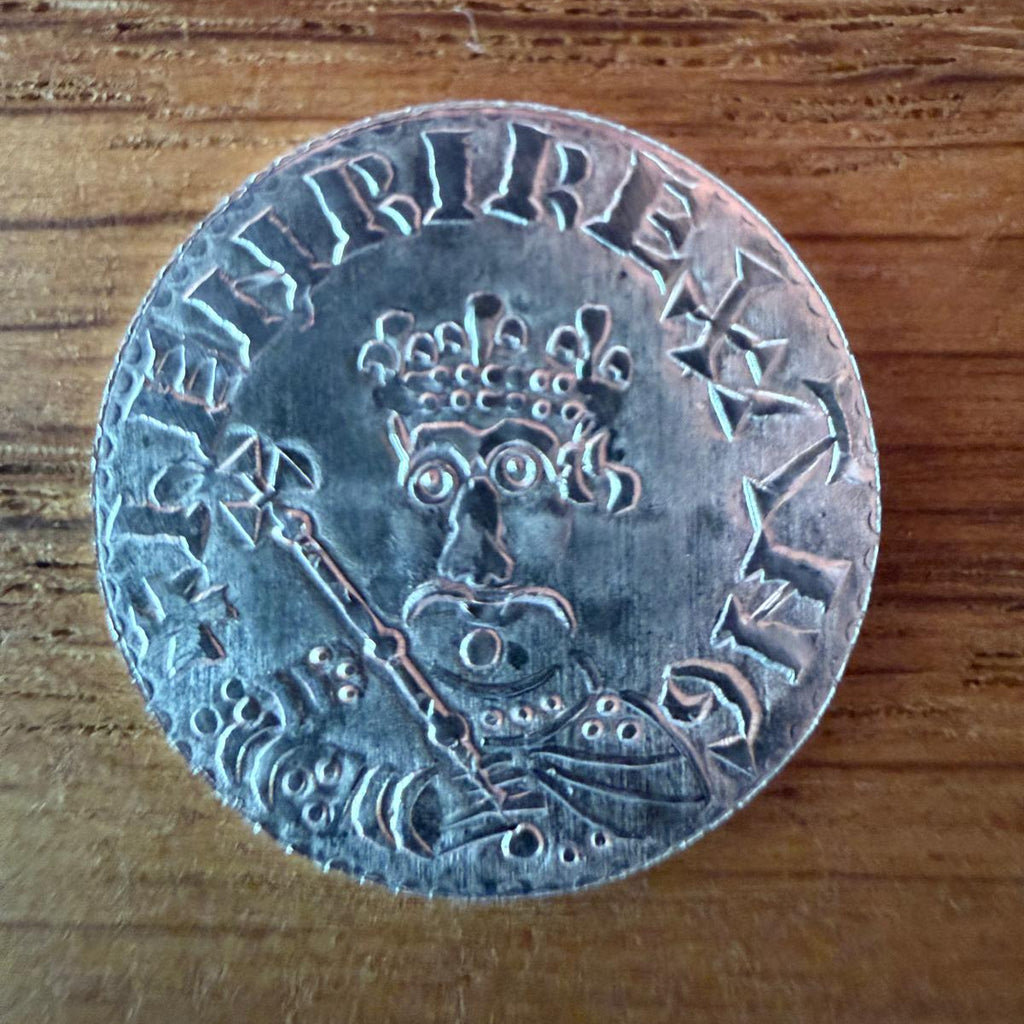 Henry II Tealby Penny - Hammered Reproduction - Sterling Silver