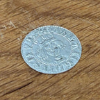 Edward I Penny - Hammered Reproduction - Sterling Silver