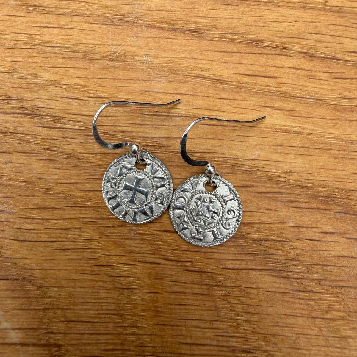 Eleanor of Aquitaine Reproduction Coin Earrings