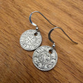 Eleanor of Aquitaine Reproduction Coin Earrings