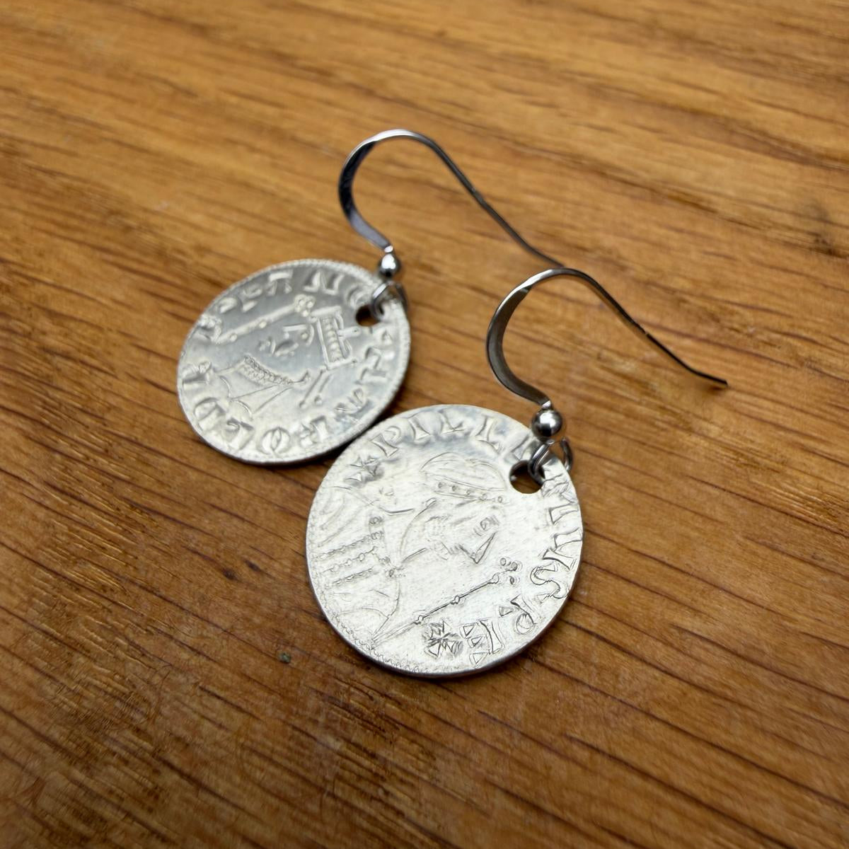 Battle of Hastings 1066 - Reproduction Coin Earrings