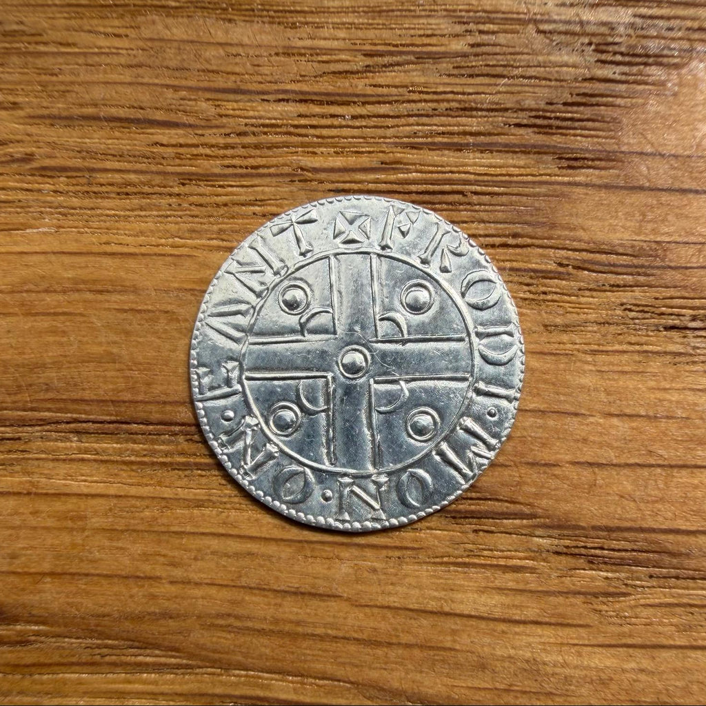 King Cnut Penny - Fine Silver Hammered Reproduction