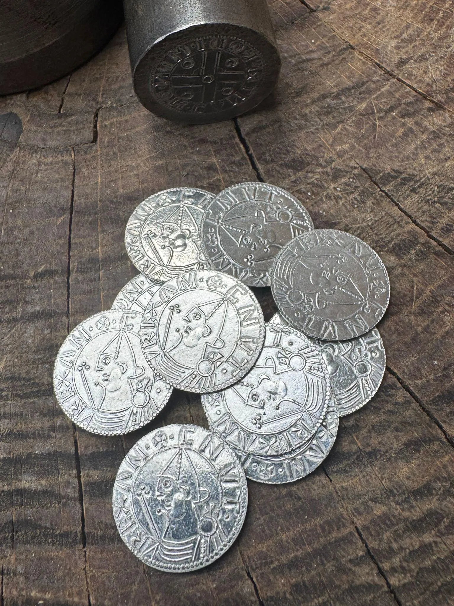 King Cnut Penny - Hammered Reproduction