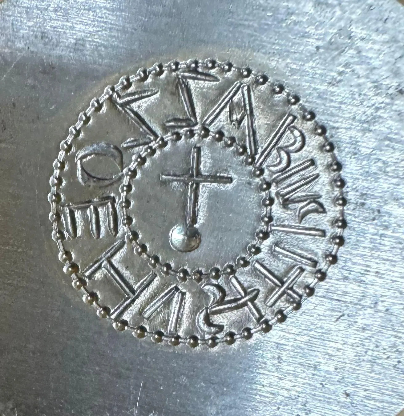 Eadbald of Kent Thrymsa - Hammered reproduction