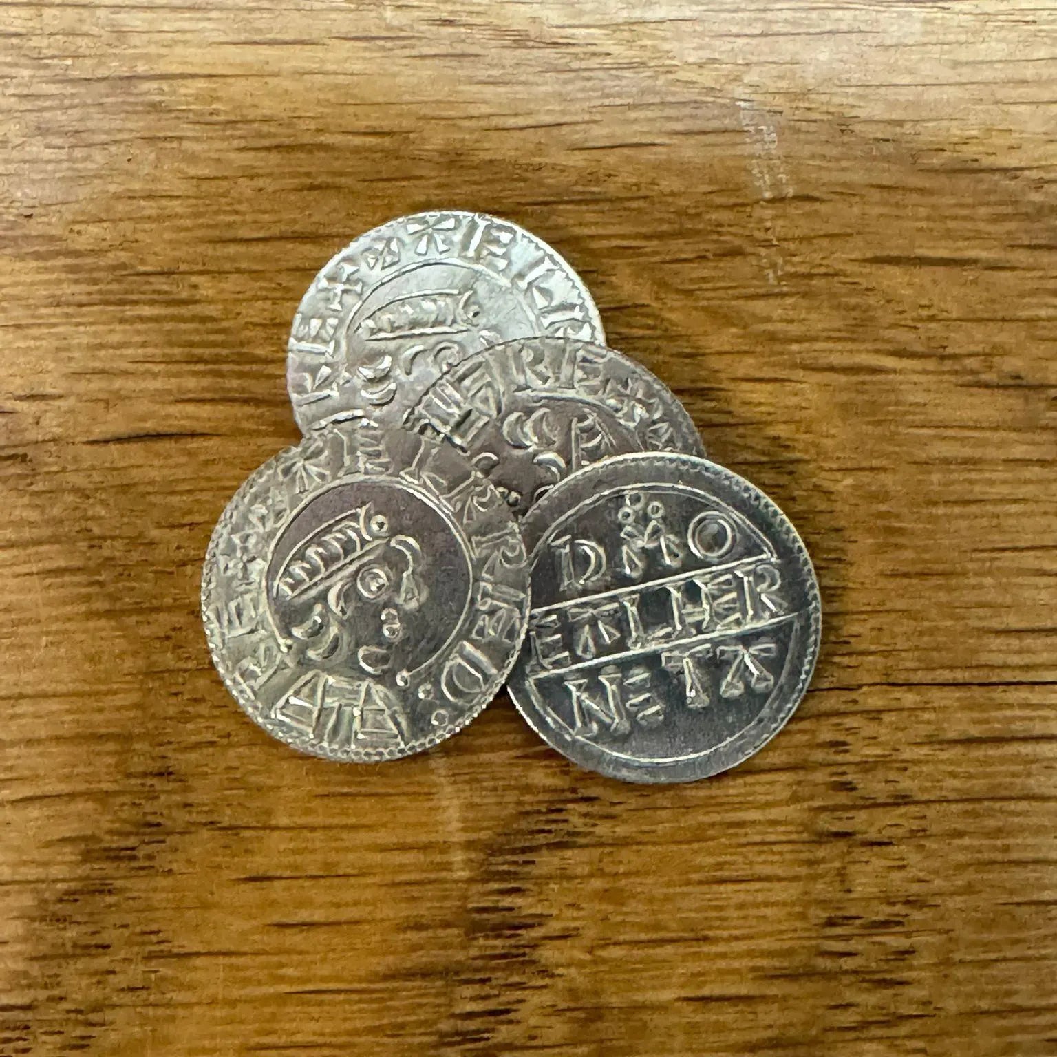 Alfred The Great Lunette Penny - Hammered Reproduction