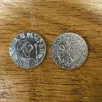 William I Hammered Penny - Cross Fleury - Reproduction