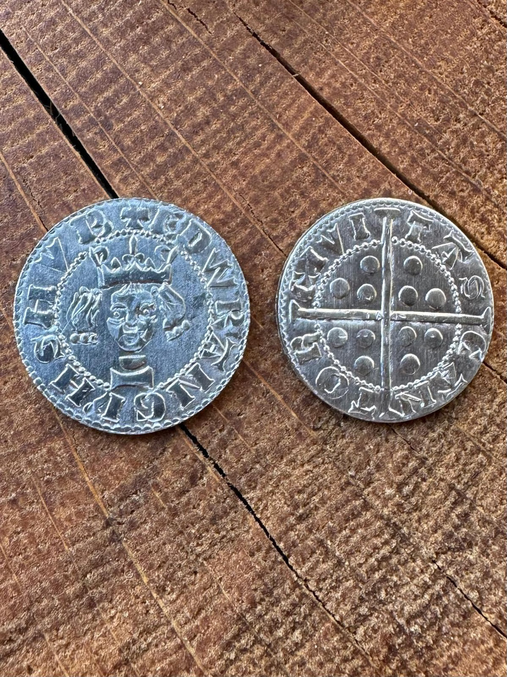 Edward I Penny - Hammered Reproduction