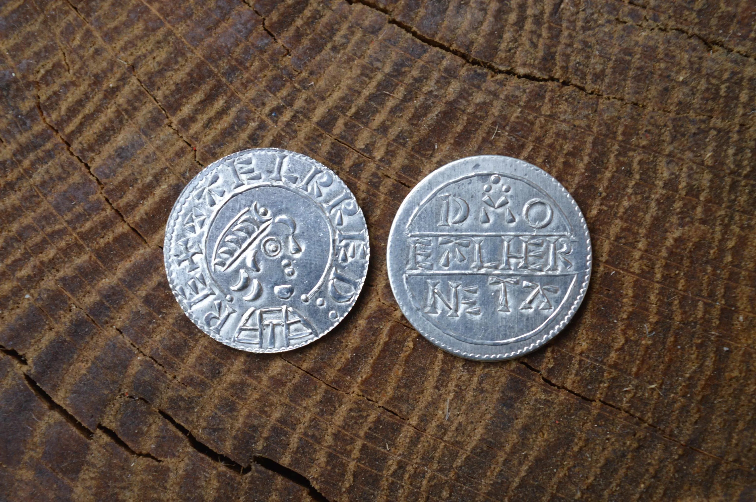Alfred The Great Lunette Penny - Hammered Reproduction