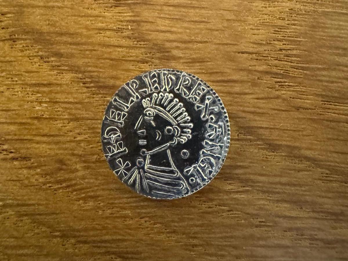 Aethelred II 'the unready' Long Cross Penny - Hammered Reproduction