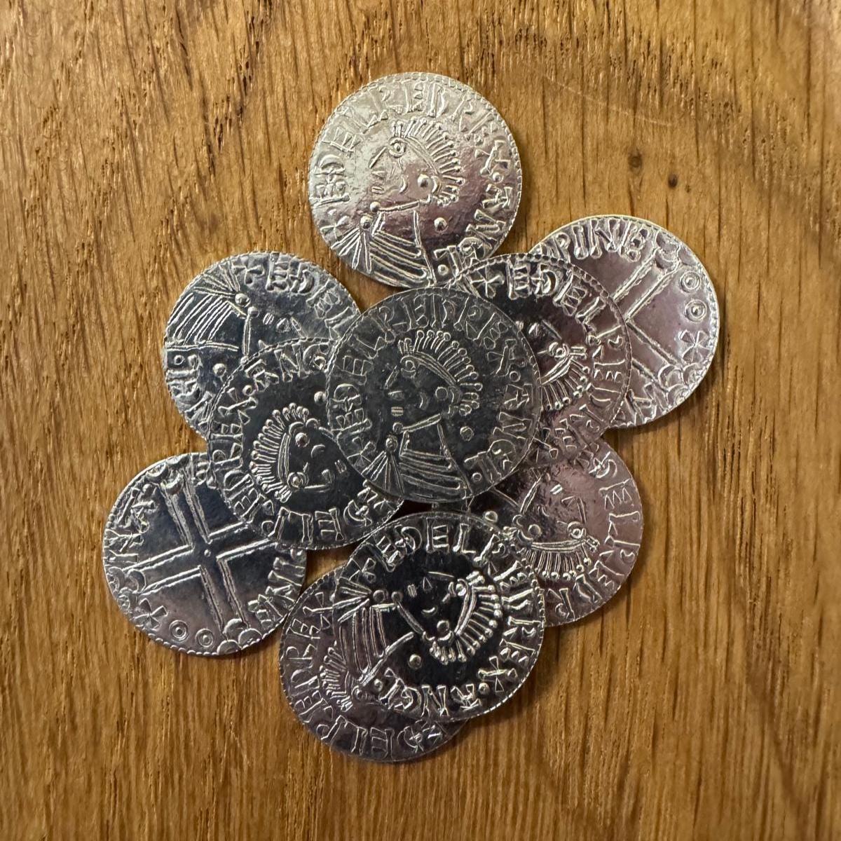 Aethelred II 'the unready' Long Cross Penny - Hammered Reproduction