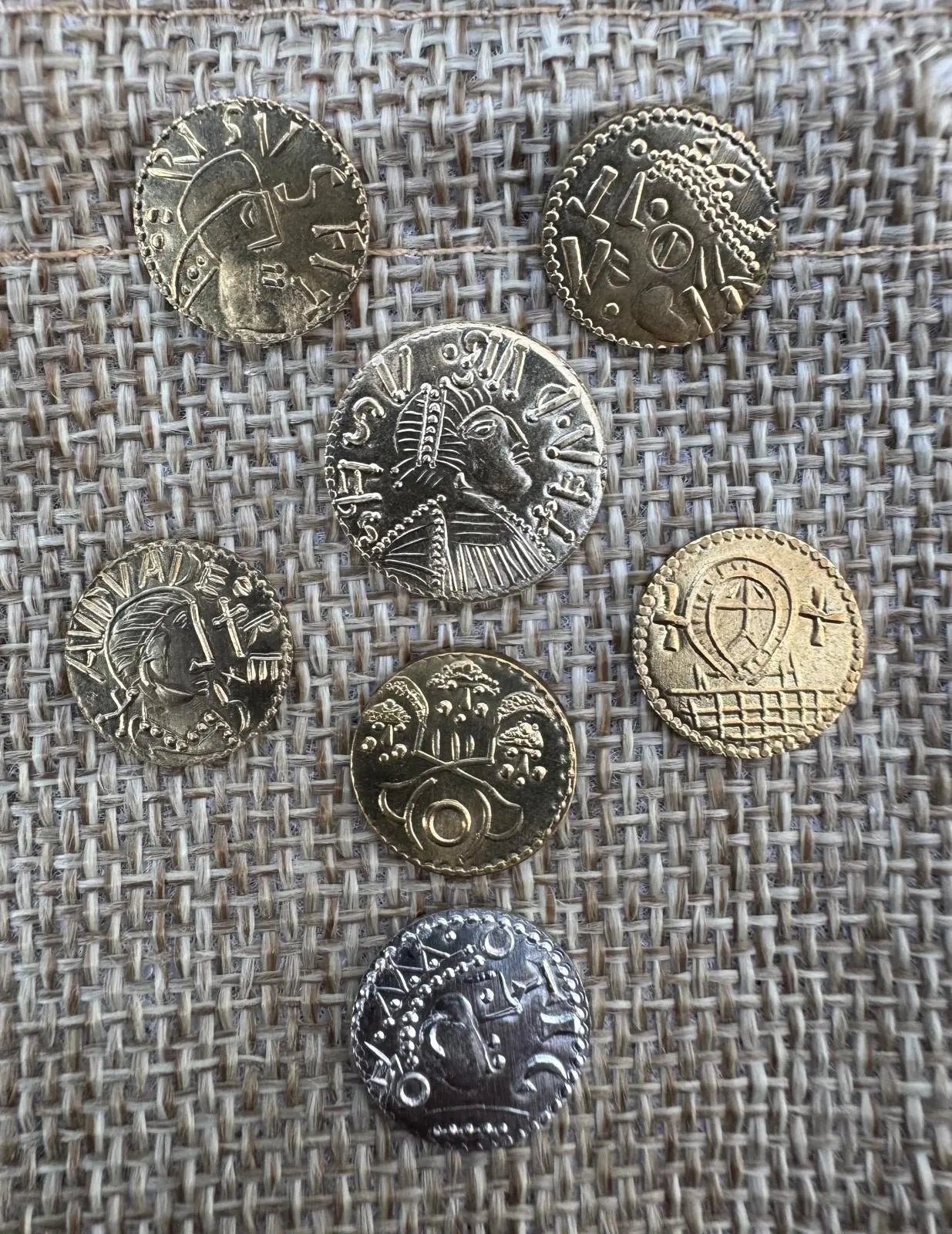 Early Saxon reproduction coin set