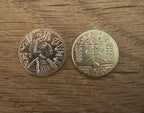 Liudhard Medalet Reproduction Coin Earrings