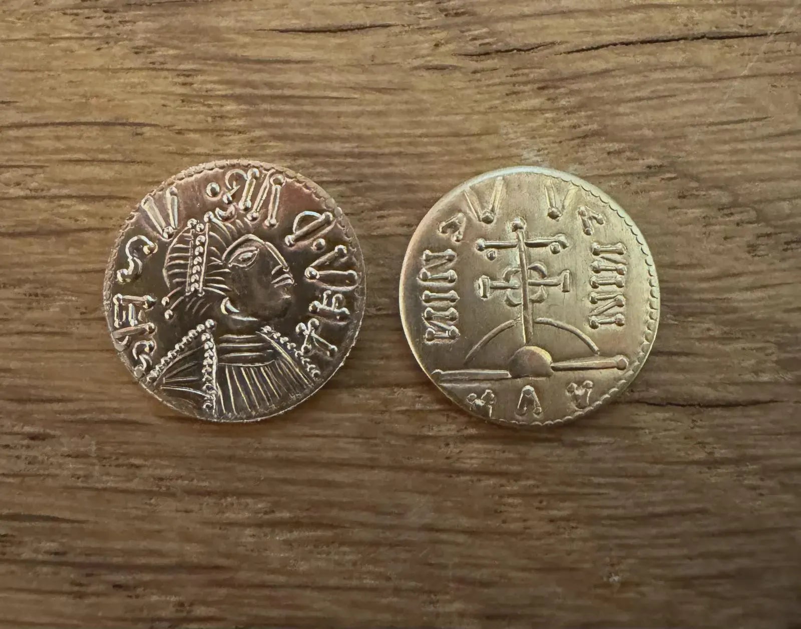 Liudhard Medalet Reproduction Coin Earrings