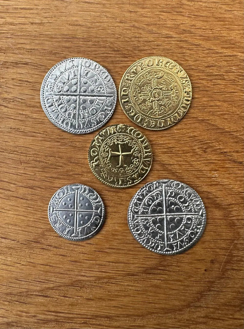 100 Years War reproduction coin set